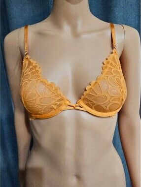 Savage X Fenty SAVAGE NOT SORRY ULTRA DEMI UNLINED LACE BRA Size 36A
